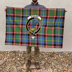 Clan Stirling Of Cadder Present Chief Tartan Flag Crest And Plaid Basic Style