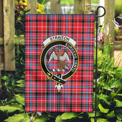 Clan Straiton Tartan Garden Flag Crest And Plaid Basic Style