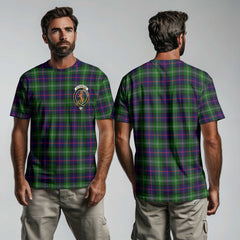 Clan Sutherland I Tartan Men T Shirt Crest And Plaid Basic Style