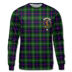 Clan Sutherland I Tartan Women Sweatshirt Crest And Plaid Basic Style