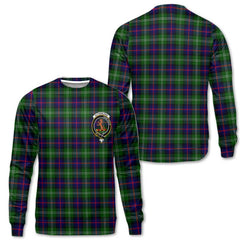 Clan Sutherland Ii Tartan Men Sweatshirt Crest And Plaid Basic Style