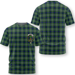 Clan Swinton Tartan Women T Shirt Crest And Plaid Basic Style