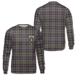 Clan Taylor Tartan Men Sweatshirt Crest And Plaid Basic Style