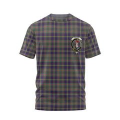 Clan Taylor Tartan Men T Shirt Crest And Plaid Basic Style