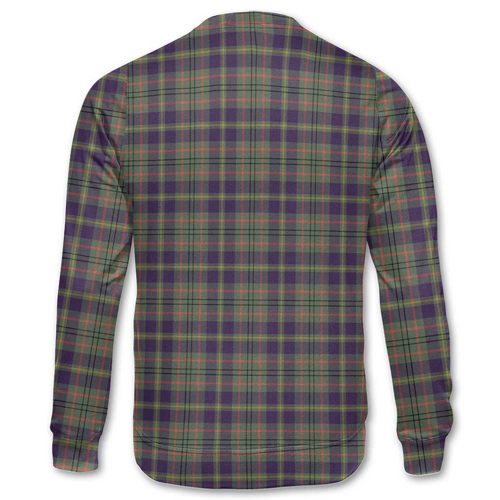 Clan Taylor Tartan Women Sweatshirt Crest And Plaid Basic Style