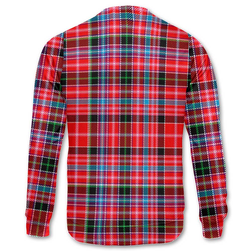 Clan Udny Tartan Men Sweatshirt Crest And Plaid Basic Style