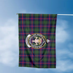 Clan Urquhart Tartan Flag Crest And Plaid Basic Style