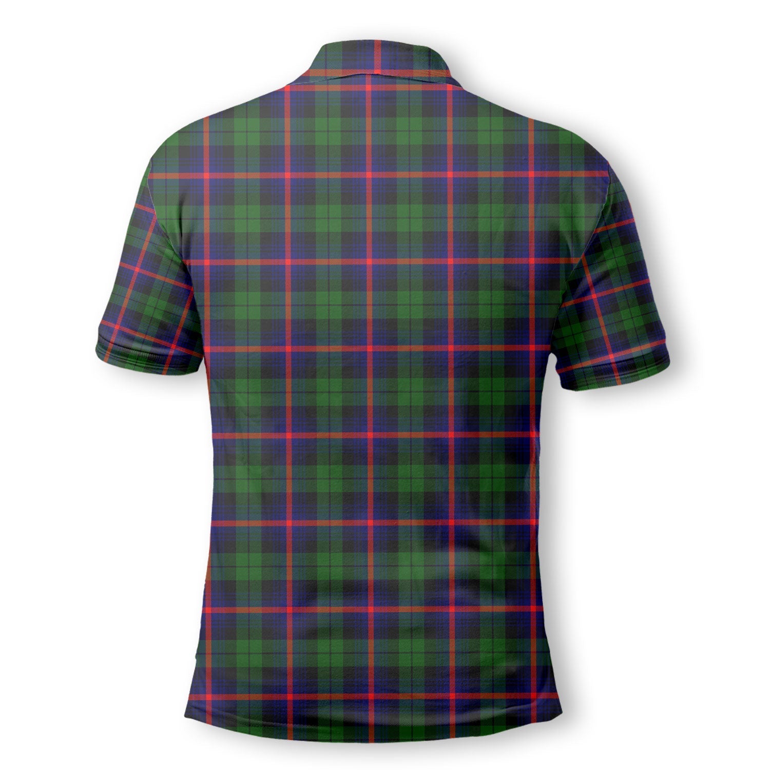 Clan Urquhart Tartan Golf Men Polo Shirt Crest And Plaid Basic Style