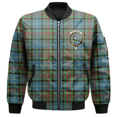 Clan Walkinshaw Tartan Men Bomber Jacket Crest And Plaid Basic Style