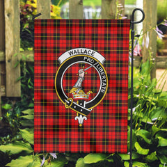 Clan Wallace Tartan Garden Flag Crest And Plaid Basic Style