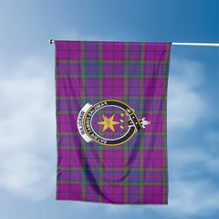 Clan Wardlaw Tartan Flag Crest And Plaid Basic Style