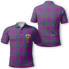Clan Wardlaw Tartan Golf Men Polo Shirt Crest And Plaid Basic Style