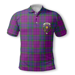 Clan Wardlaw Tartan Golf Men Polo Shirt Crest And Plaid Basic Style