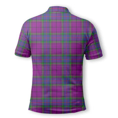 Clan Wardlaw Tartan Golf Men Polo Shirt Crest And Plaid Basic Style