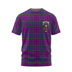 Clan Wardlaw Tartan Men T Shirt Crest And Plaid Basic Style