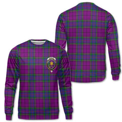 Clan Wardlaw Tartan Women Sweatshirt Crest And Plaid Basic Style