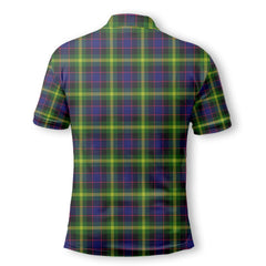 Clan Watson Tartan Golf Men Polo Shirt Crest And Plaid Basic Style