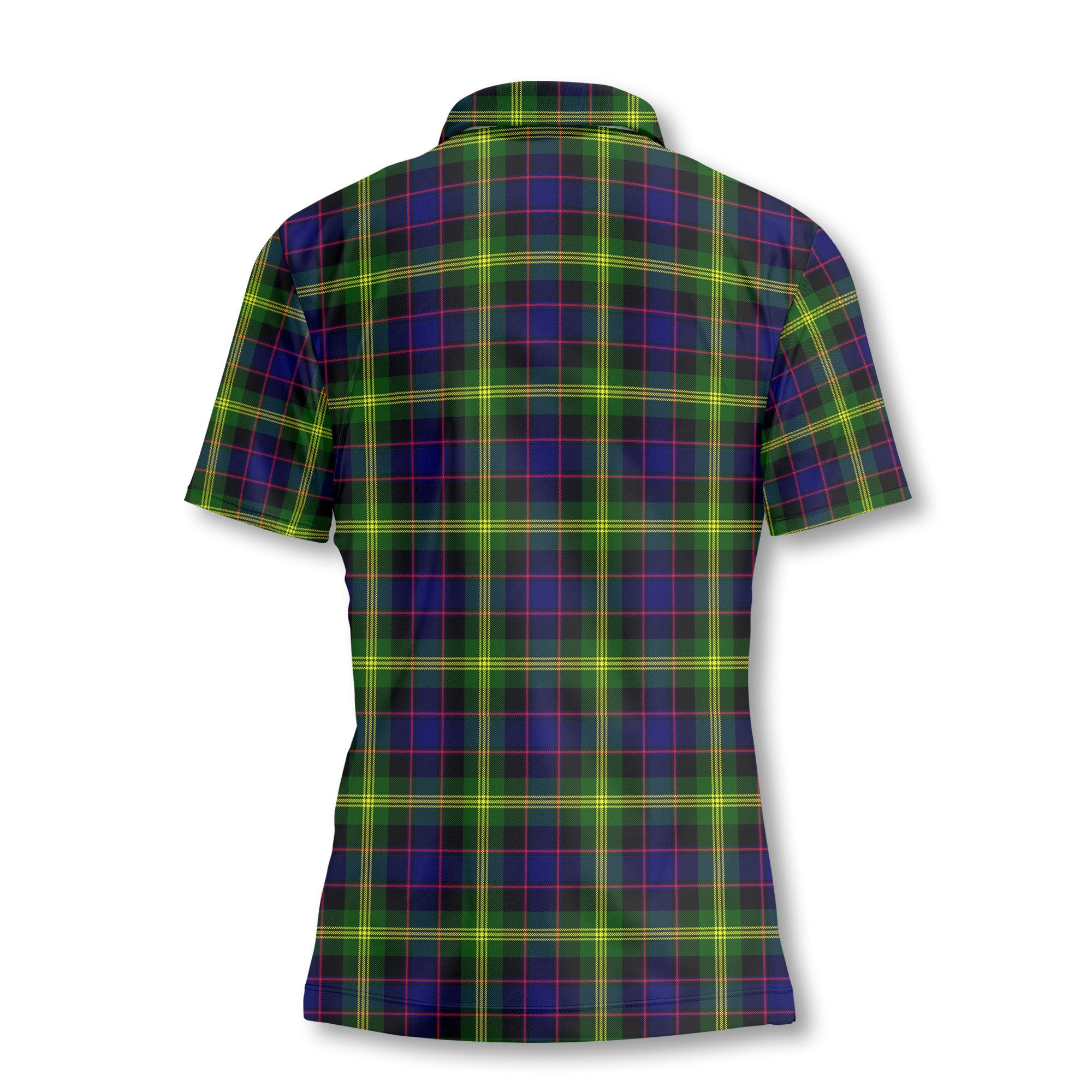 Clan Watson Tartan Women Polo Shirt Crest And Plaid Basic Style