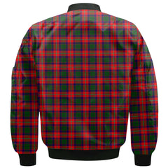 Clan Wauchope Tartan Men Bomber Jacket Crest And Plaid Basic Style