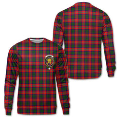 Clan Wauchope Tartan Men Sweatshirt Crest And Plaid Basic Style