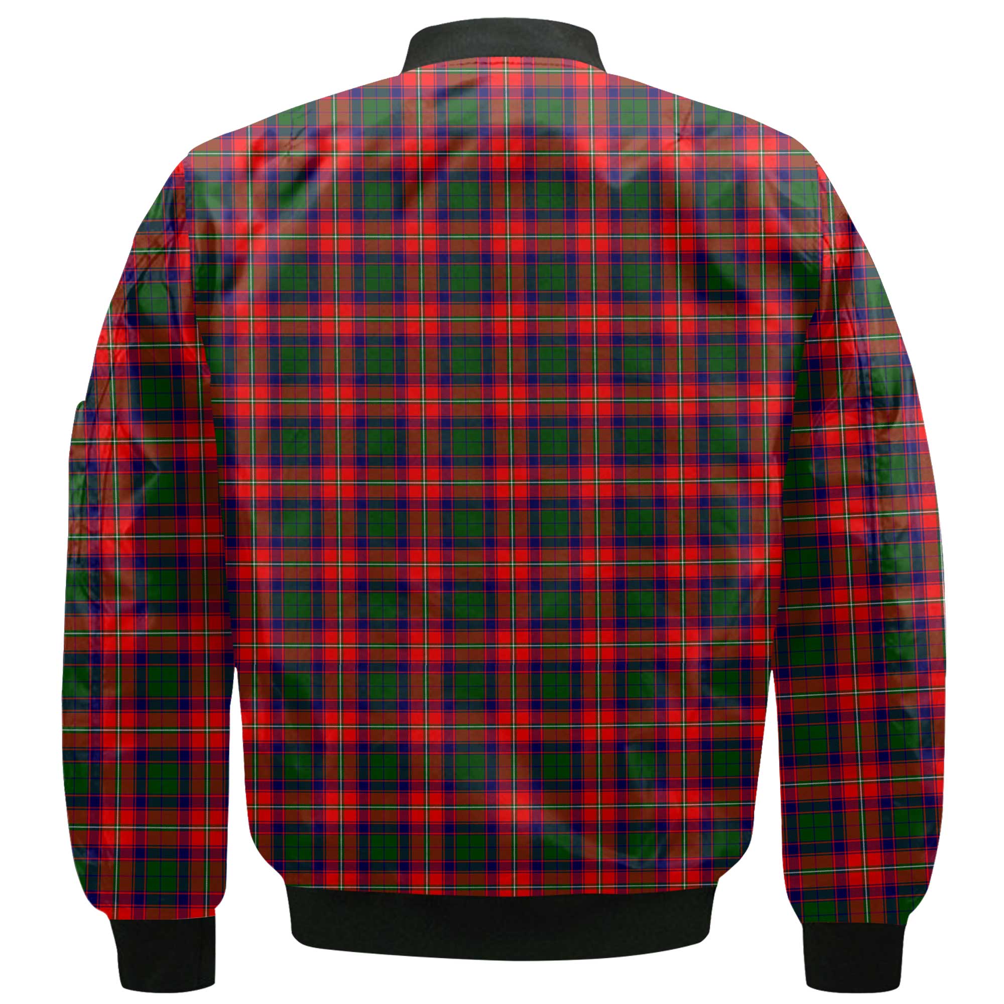 Clan Wauchope Tartan Women Bomber Jacket Crest And Plaid Basic Style