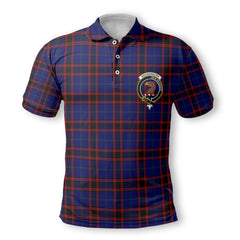 Clan Wedderburn Tartan Golf Men Polo Shirt Crest And Plaid Basic Style