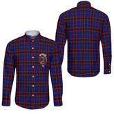 Clan Wedderburn Tartan Long Sleeve Button Shirt Crest And Plaid Basic Style