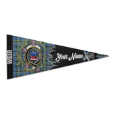 Clan Weir Tartan Felt Pennant Crest And Plaid Basic Style