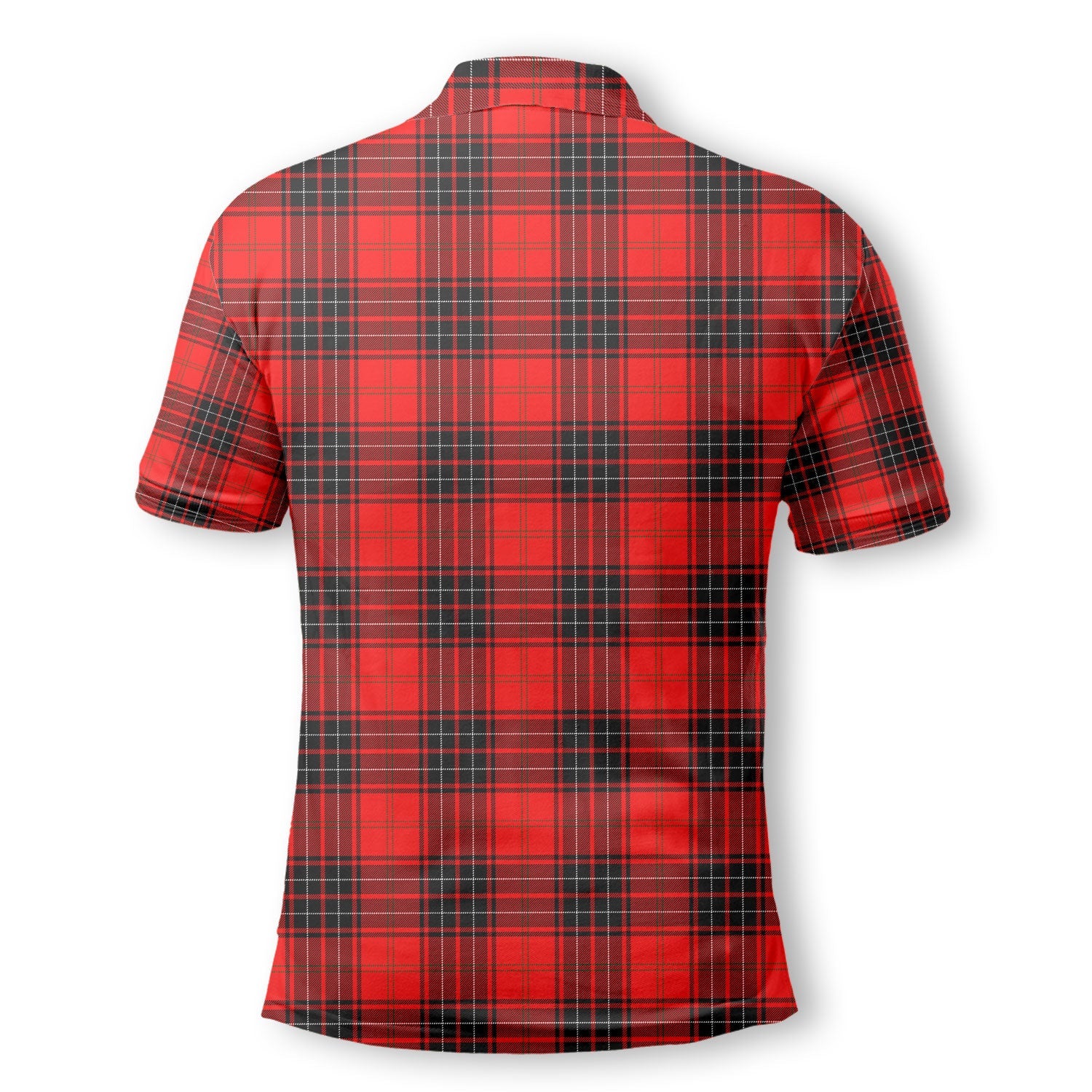 Clan Wemyss Tartan Golf Men Polo Shirt Crest And Plaid Basic Style