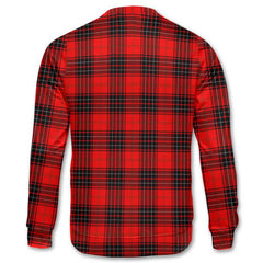 Clan Wemyss Tartan Men Sweatshirt Crest And Plaid Basic Style