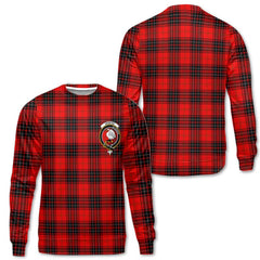 Clan Wemyss Tartan Women Sweatshirt Crest And Plaid Basic Style
