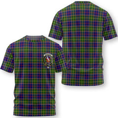 Clan Whiteford Tartan Men T Shirt Crest And Plaid Basic Style