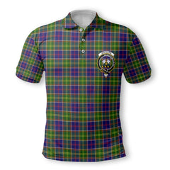 Clan Whitelaw Tartan Men Polo Shirt Crest And Plaid Basic Style