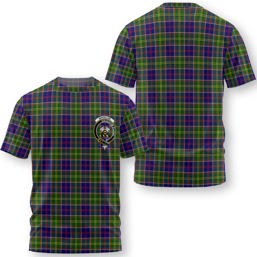 Clan Whitelaw Tartan Women T Shirt Crest And Plaid Basic Style