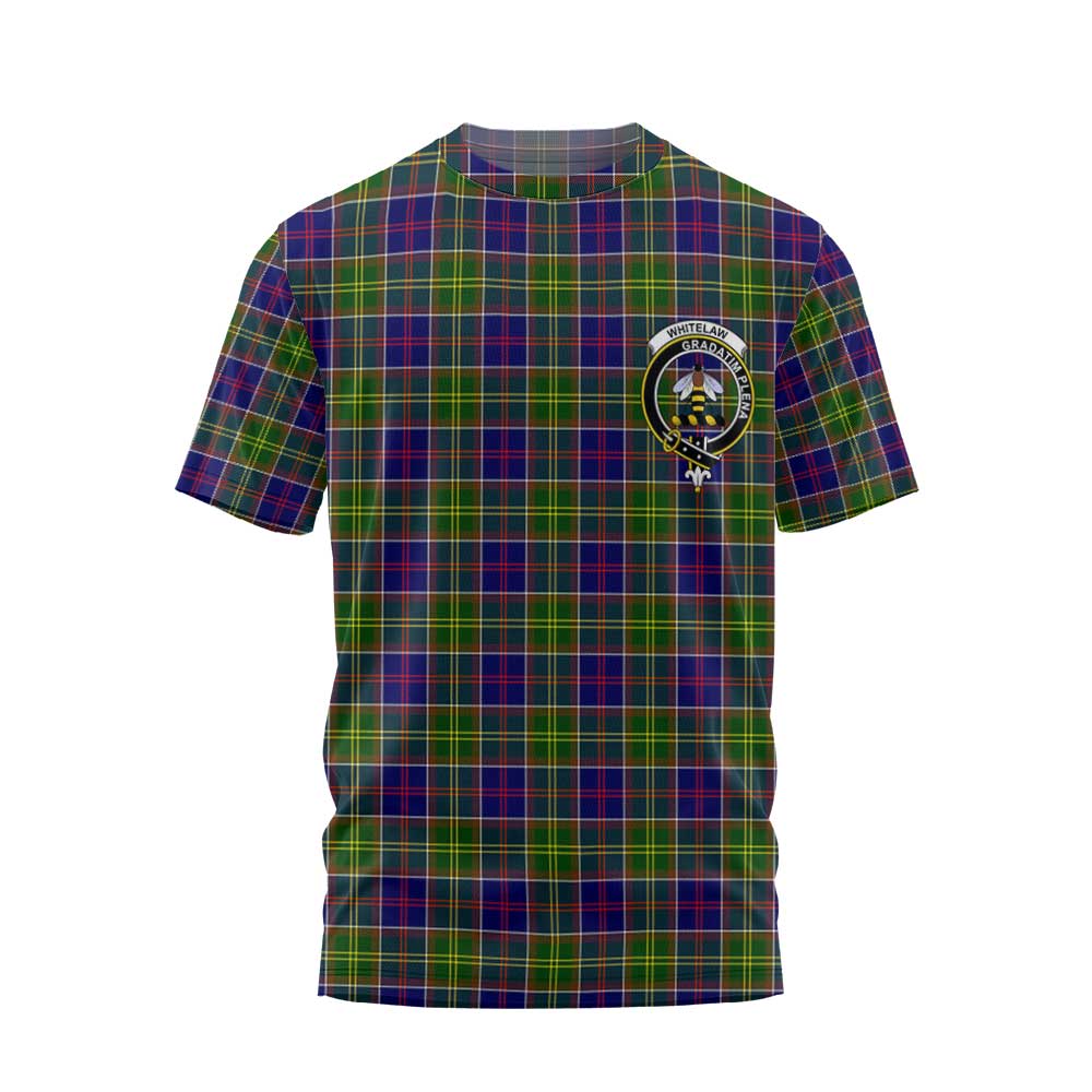 Clan Whitelaw Tartan Women T Shirt Crest And Plaid Basic Style