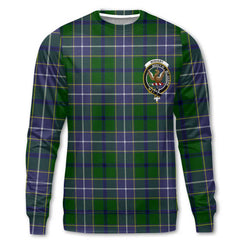 Clan Wishart Tartan Women Sweatshirt Crest And Plaid Basic Style