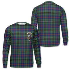 Clan Wood Tartan Men Sweatshirt Crest And Plaid Basic Style