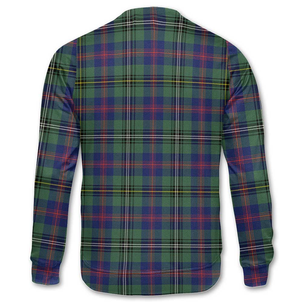 Clan Wood Tartan Men Sweatshirt Crest And Plaid Basic Style