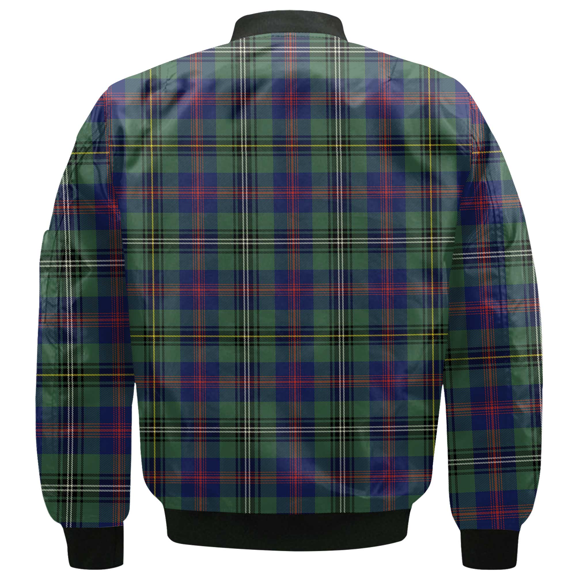 Clan Wood Tartan Women Bomber Jacket Crest And Plaid Basic Style