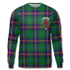 Clan Young Tartan Men Sweatshirt Crest And Plaid Basic Style