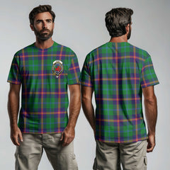 Clan Young Tartan Men T Shirt Crest And Plaid Basic Style