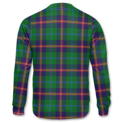 Clan Young Tartan Women Sweatshirt Crest And Plaid Basic Style