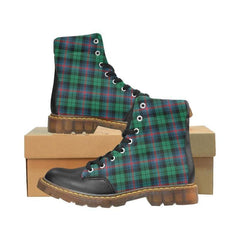 Urquhart Broad Red Ancient Tartan Plaid Apache Boots