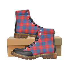 Galloway Red Tartan Plaid Apache Boots