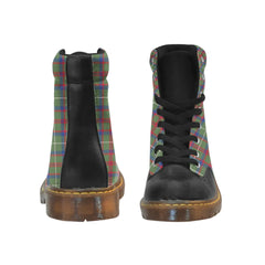 Shaw Green Modern Tartan Plaid Apache Boots