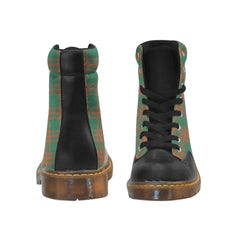 Menzies Green Ancient Tartan Plaid Apache Boots