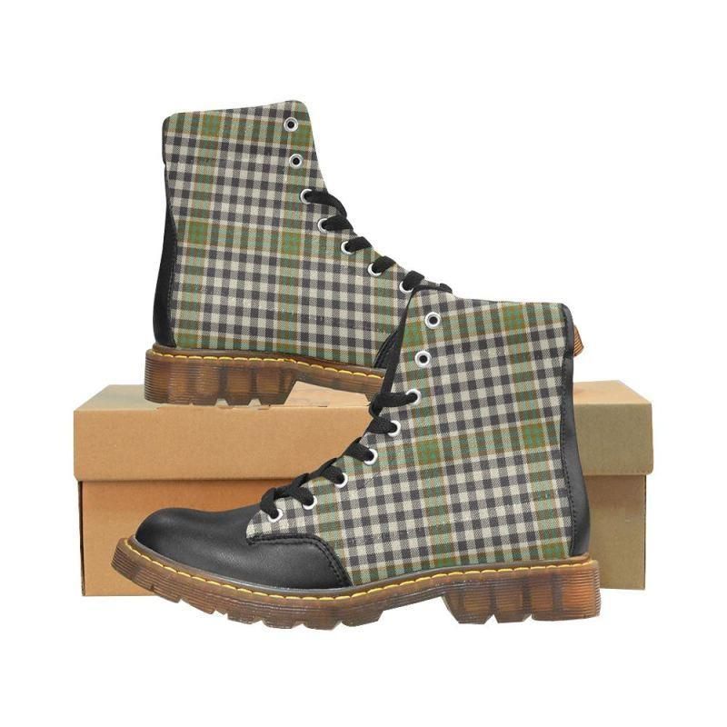Burns Check Tartan Plaid Apache Boots