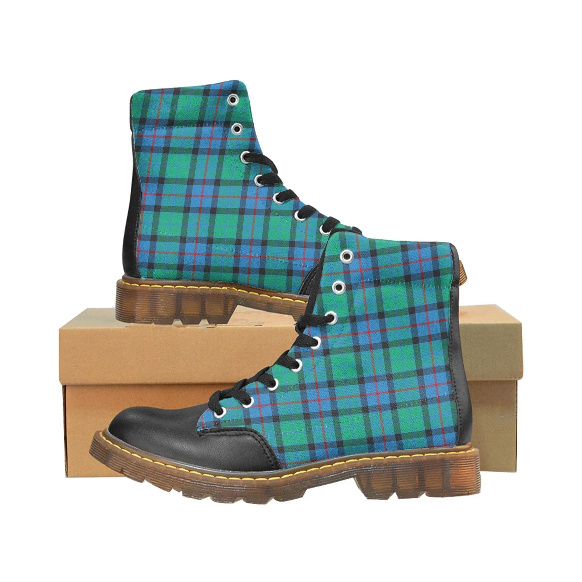 Flower Of Scotland Tartan Plaid Apache Boots