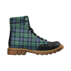 Rose Hunting Ancient Tartan Plaid Apache Boots