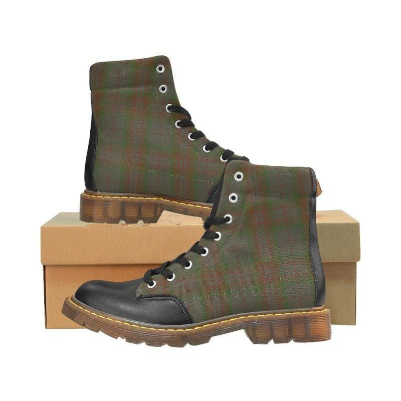 Gray Tartan Plaid Apache Boots
